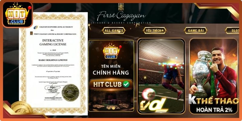 Được cơ quan cấp phép quốc tế
